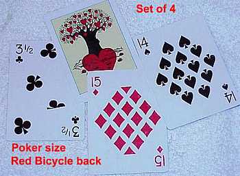 RED Bicycle Poker -- lay audiences LOVE this one TMGS Split Deck 